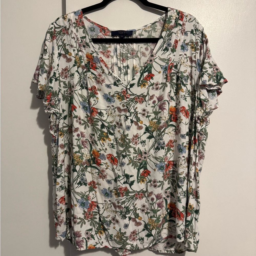 Rachel Roy Floral Print Women's Top